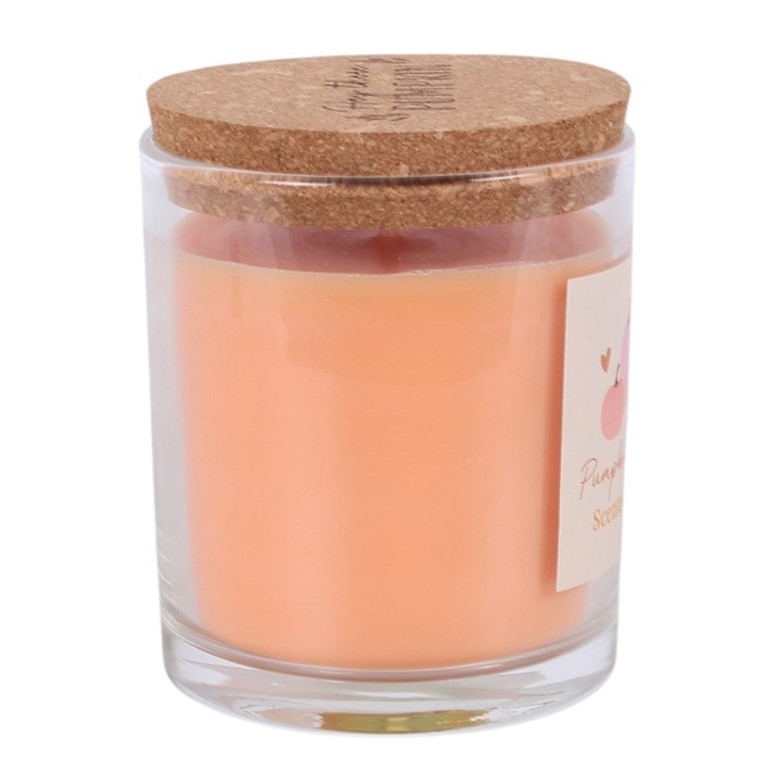Pumpkin Pie Candle with Cork Lid