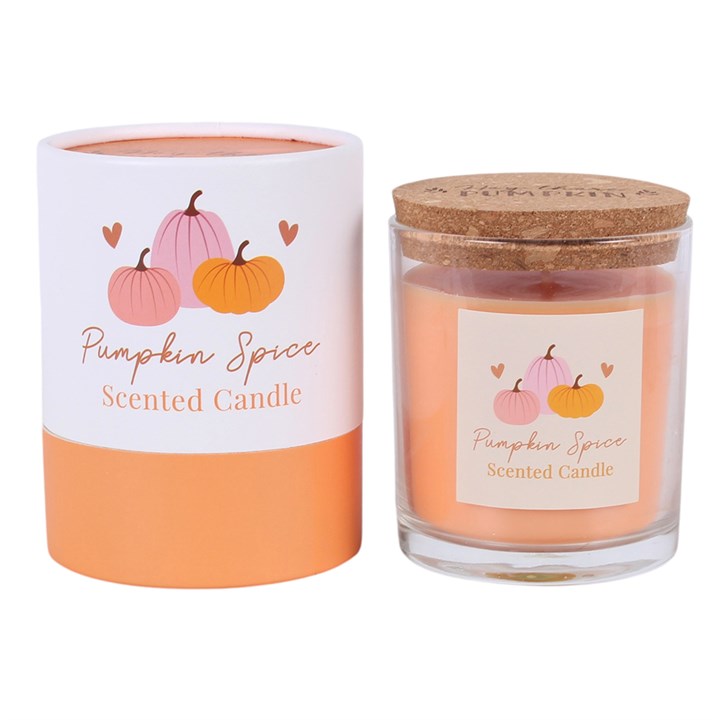 Pumpkin Pie Candle with Cork Lid