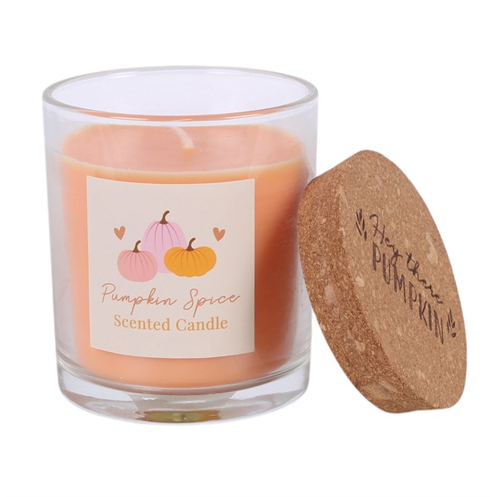 Pumpkin Pie Candle with Cork Lid